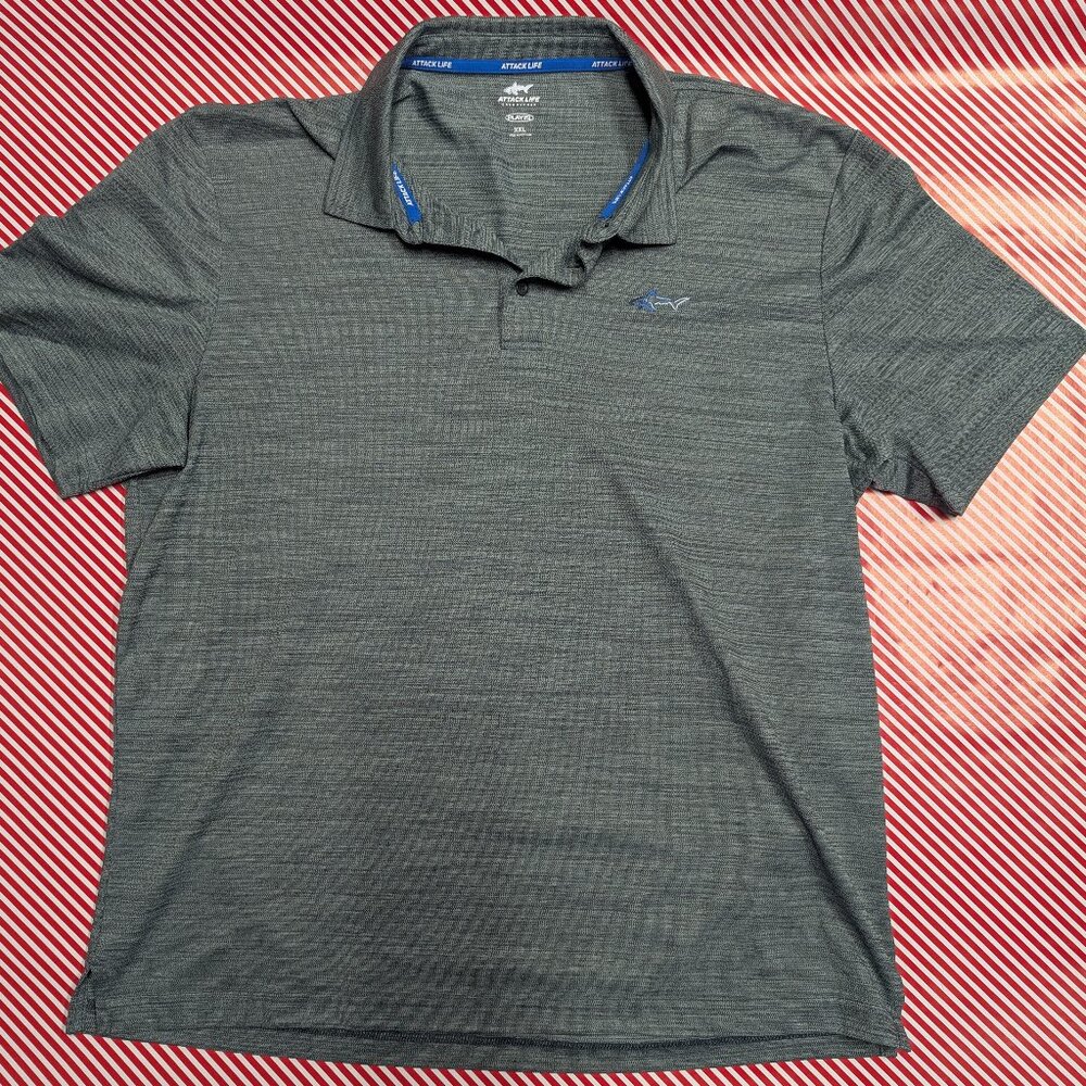 Greg Norman “Play Dry” Attack Life Polo Shirt – Men’s XXL – Barely Worn